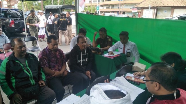 Suasana sidang Tindak Pidana Ringan di Denpasar, Senin (17/6) - kanalbali/RLS