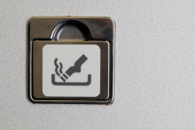 Asbak di Toilet Pesawat Foto: Shutter Stock