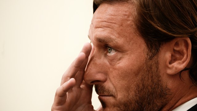 Francesco Totti. Foto: Filippo MONTEFORTE / AFP