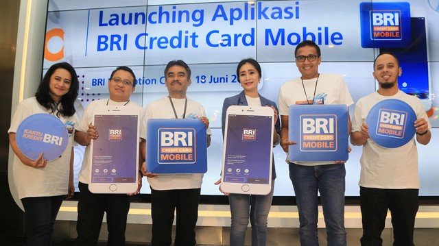 PT Bank BRI (Persero) Tbk Luncurkan Aplikasi BRI Credit Card Mobile di Gedung BRI I, Jakarta, Selasa (18/6). Foto: Elsa Olivia Karina L Toruan/kumparan