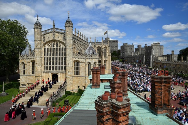 Potret Royal Ladies dari Berbagai Negara di Acara Order of The Garter (426328)