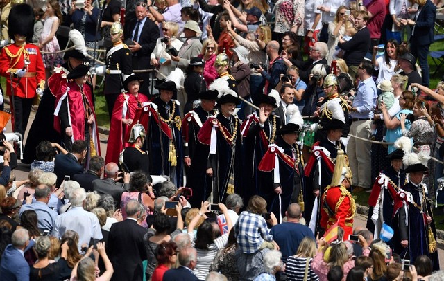 Potret Royal Ladies dari Berbagai Negara di Acara Order of The Garter (426338)
