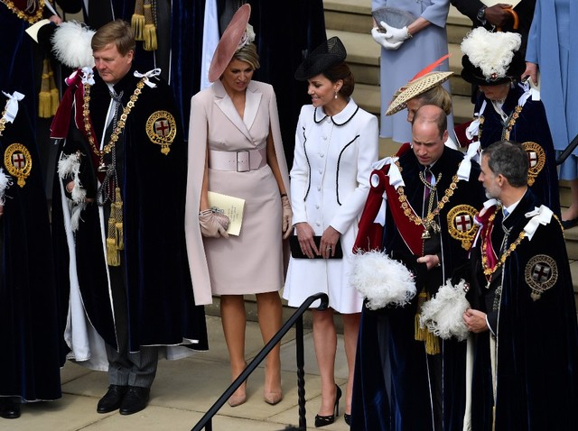 Potret Royal Ladies dari Berbagai Negara di Acara Order of The Garter (426334)
