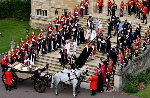 Potret Royal Ladies dari Berbagai Negara di Acara Order of The Garter (426327)