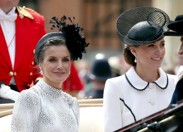 Potret Royal Ladies dari Berbagai Negara di Acara Order of The Garter (426335)