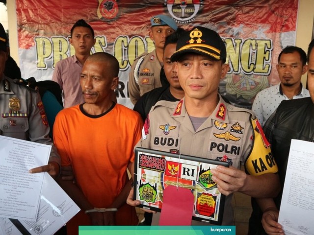Polres Garut tangkap seseorang yang mengakui Sensen Komara sebagai presiden. Foto: Dok. kumparan