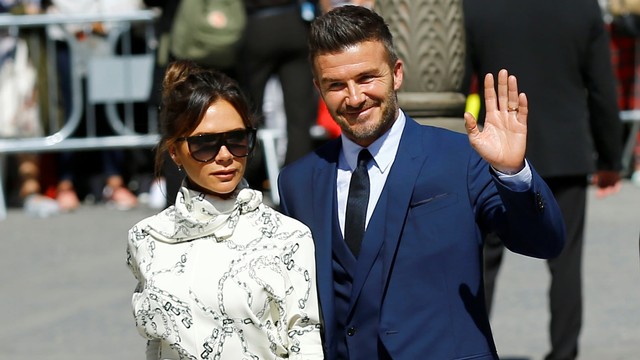 Victoria Beckham dan David Beckham. Foto: Reuters
