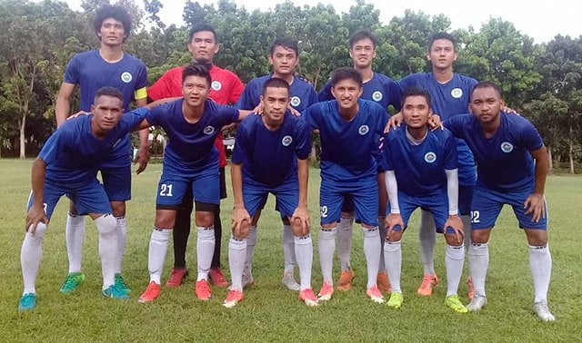 Tim Bogor FC Sulut United saat beruji coba melawan tim lokal asal Sulawesi Utara (foto: istimewa)