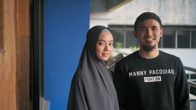 Achmad Hulaefi dan Lindswell Kwok saat ditemui di Ruang Serba Guna SMA Triguna, Jakarta, Rabu (19/6). Foto: Nugroho Sejati/kumparan