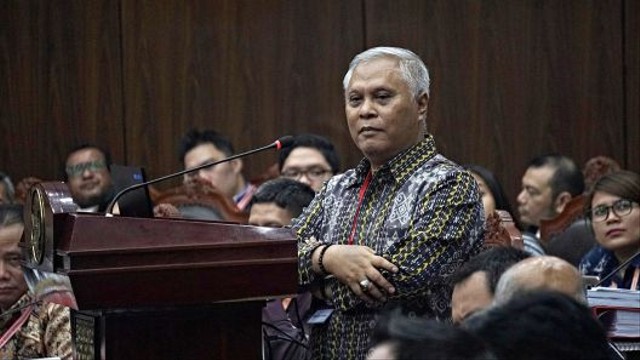 Saksi Ahli Marsudi Wahyu Kisworo saat bersaksi di hadapan Hakim Mahkamah Konstitusi, Jakarta, Kamis (20/6). Foto: Fanny Kusumawardhani/kumparan