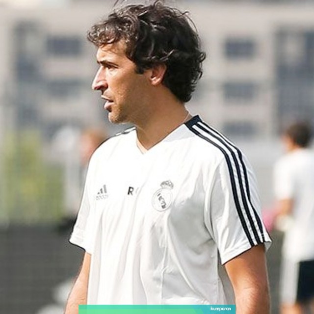 Mantan pemain Real Madrid Raul Gonzalez. Foto: Twitter/ @realmadrid
