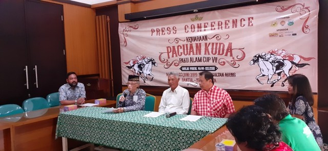 Suasana jumpa pers di Pakualaman, Kamis (20/6) Foto: erl