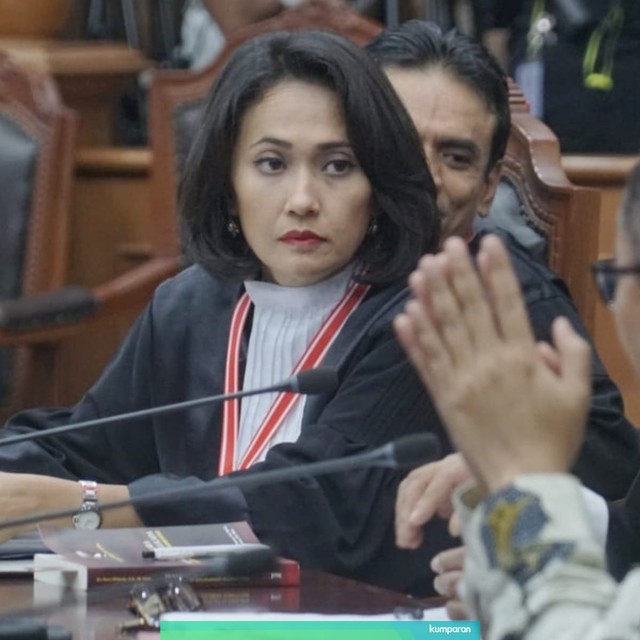Tim hukum TKN, Christina Ariyani mengikuti sidang lanjutan Sengketa Pilpres 2019 di Mahkamah Konstitusi, Jakarta, Jumat (21/6). Foto: Helmi Afandi Abdullah/kumparan