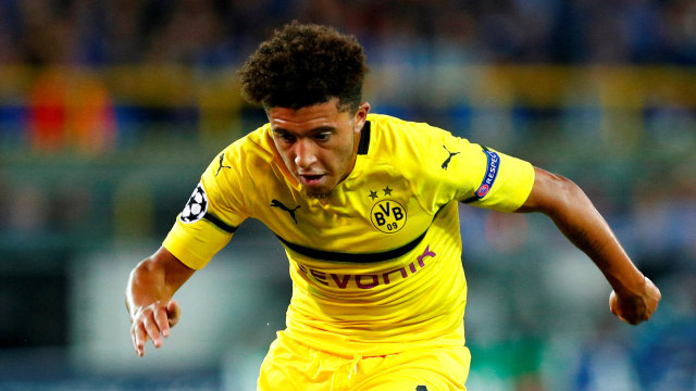 Jadon Sancho, bintang muda Inggris milik Borussia Dortmund. (Foto: REUTERS/Francois Lenoir)
