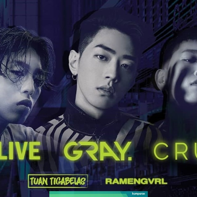 DPR Live, Gray, dan Crush siap tampil di Jakarta. Foto: Instagram/@stellarevents.id