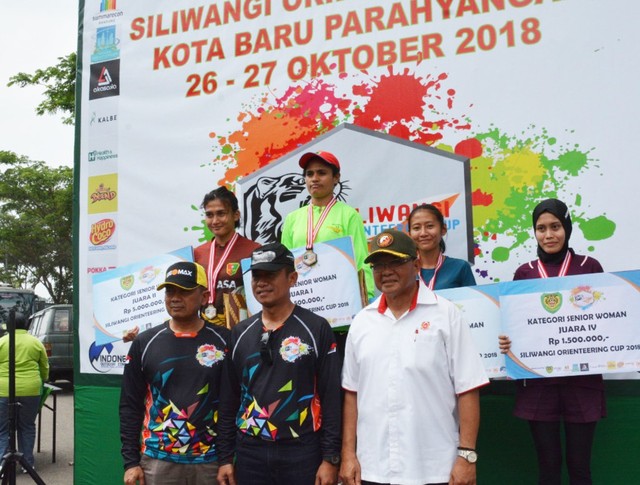 Maria keluar sebagai Juara 1 Senior Woman Siliwangi Orienteering Cup 2018 Kota Baru Prahyangan Bandung. (Foto pribadi)