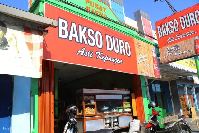 Pusat Bakso Duro Kepanjen Kabupaten Malang.