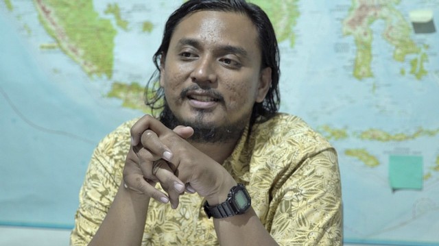 Martin Hadiwinata, Ketua Harian Kesatuan Nelayan Tradisional Indonesia. Foto: Deshana Prasastya/kumparan