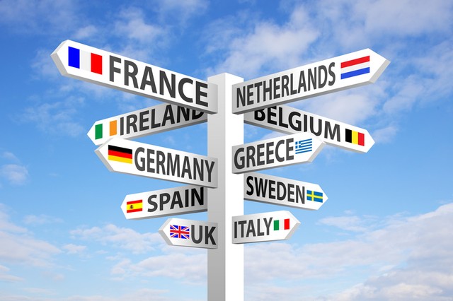 com-Ilustrasi negara di Eropa Foto: Shutterstock