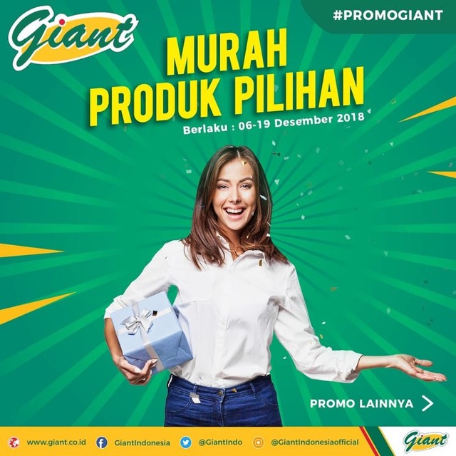 Salah satu promo dari Giant beberapa bulan yang lalu | Photo by @giantindonesiaofficial on Instagram