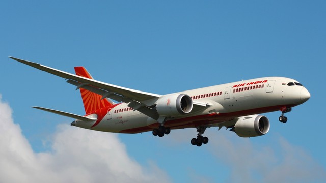 Ilustrasi Pesawat Air India. Foto: Shutter Stock