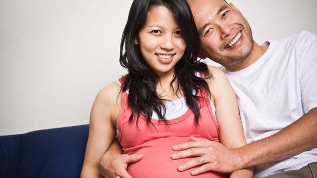 ilustrasi ibu hamil dan calon ayah Foto: Shutterstock