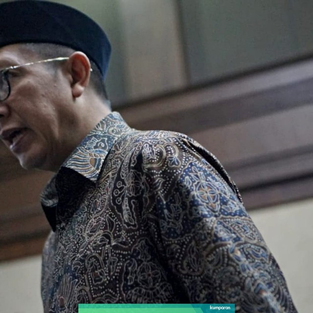 Menteri Agama Lukman Hakim Saifuddin tiba di Pengadilan Tipikor, Jakarta, Rabu (26/6). Foto: Iqbal Firdaus/kumparan