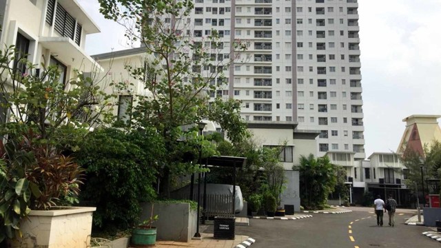 Suasana perumahan di atas Mal Thamrin City