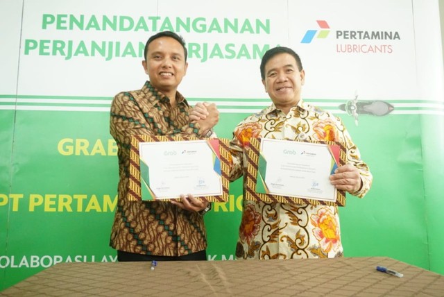 com-Kerja sama Grab dan Pertamina Foto: Dok. Pertamina