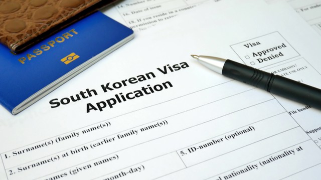 Ilustrasi Aplikasi Visa Korea Selatan. Foto: Shutter Stock