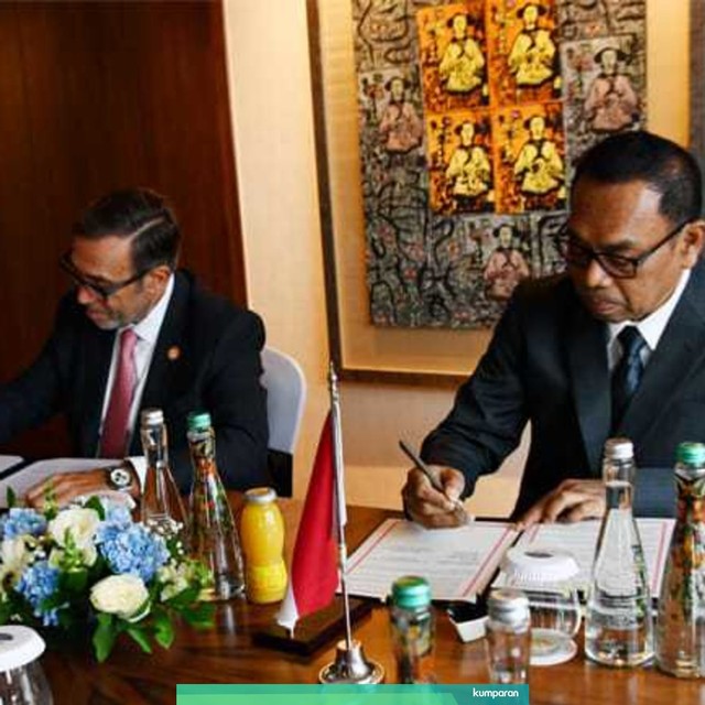 com-Penandatanganan kerja sama Indonesia dan Argentina Foto: Dok. Kementerian Perdagangan