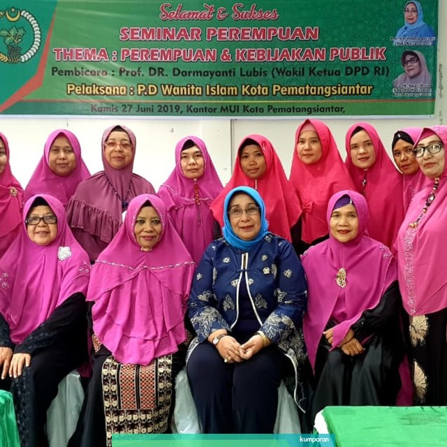 Seminar Perempuan dan Kebijakan Publik bersama Wakil Ketua DPD RI Darmayanti Lubis. Foto: Dok. DPD RI