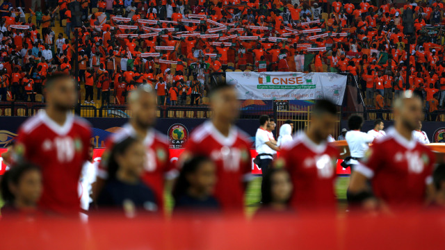 Timnas Maroko menjalani laga Piala Afrika menghadapi Pantai Gading. Foto: Amr Abdallah Dalsh/Reuters