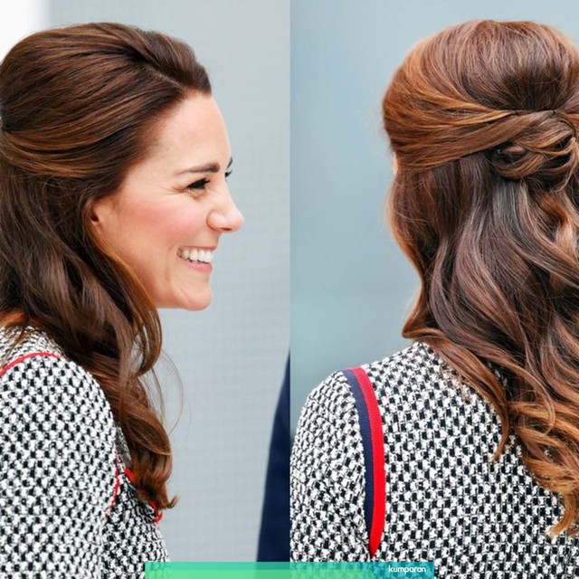 Inspirasi gaya rambut Kate Middleton untuk hari pernikahan