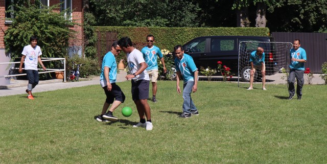 Lomba Futsal yang diikuti WNI dan Diaspora di Kopenhagen, Denmark. (Dok. KBRI Kopenhagen).