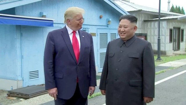 Donald Trump, Kim Jong Un.