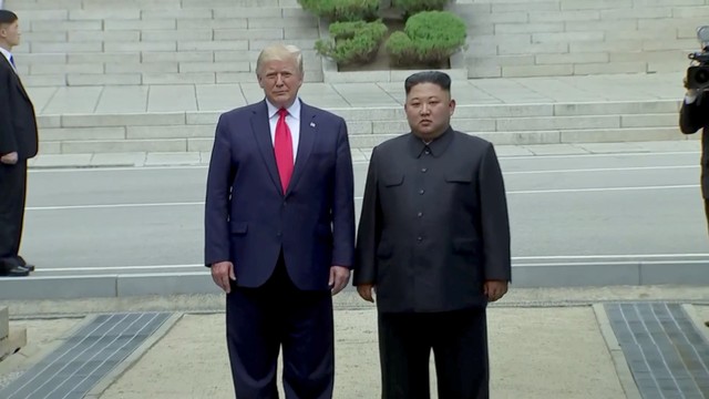 Donald Trump, Kim Jong Un.
