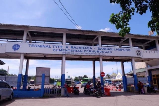 Terminal Induk Rajabasa | Foto: Ist