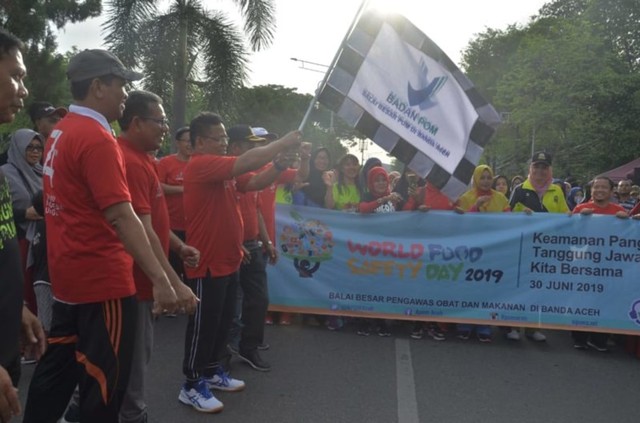 Hari Keamanan Pangan Dunia (World Food Safety Day) 2019 di Kota Banda Aceh, Aceh, Minggu (30/6). Foto: Humas Banda Aceh