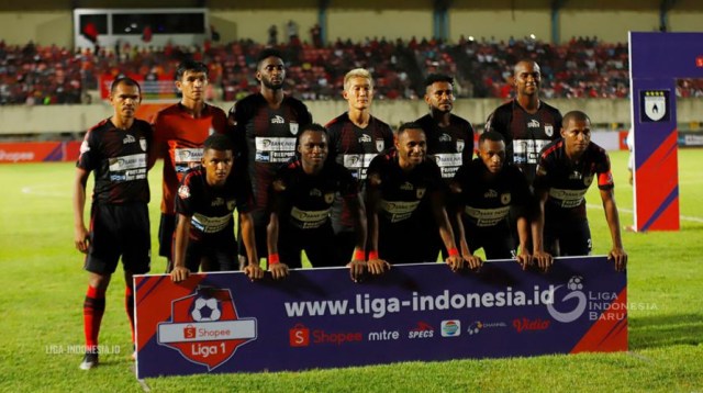 Skuat Persipura Jayapura di Liga 1. Foto: Website Liga 1.