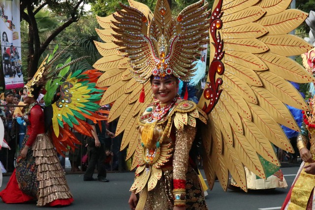 Foto Pribadi: salah satu peserta Jakarnaval 2019