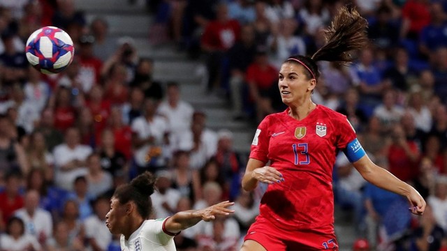 Timnas AS vs Inggris, Alex Morgan