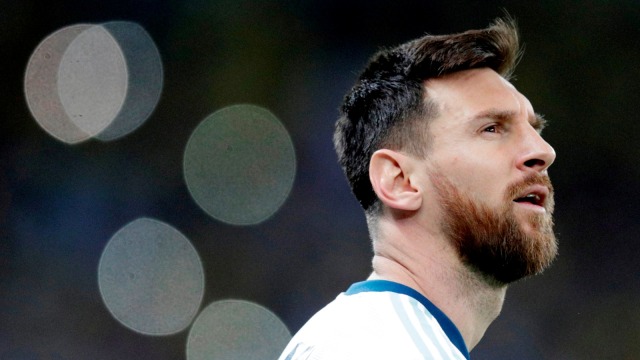 Lionel Messi pada pertandingan semifinal Copa America 2019 di Estadio Belo Horizonte, Brasil. Foto: REUTERS/Ueslei Marcelino