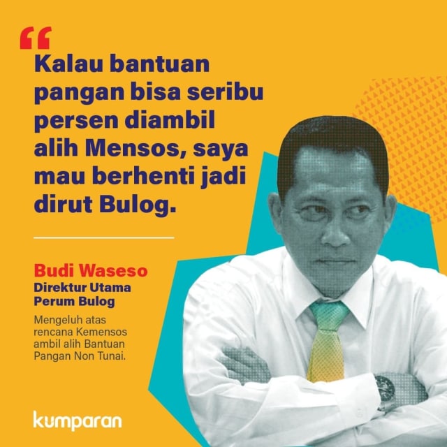 Quotes Budi Waseso, Direktur Utama Perum Bulog Foto: kumparan