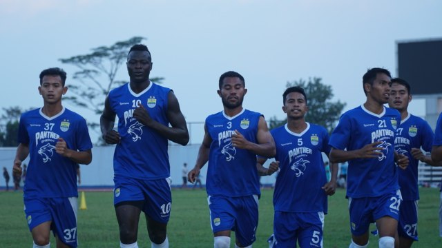 Para pemain Persib Bandung. (Ananda Gabriel)