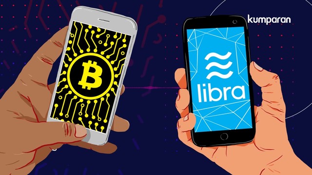Cover podcast Bitcoin vs Libra. Foto: kumparan