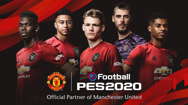 Pro Evolution Soccer 2020 gandeng Manchester United. Foto: Dok. PES
