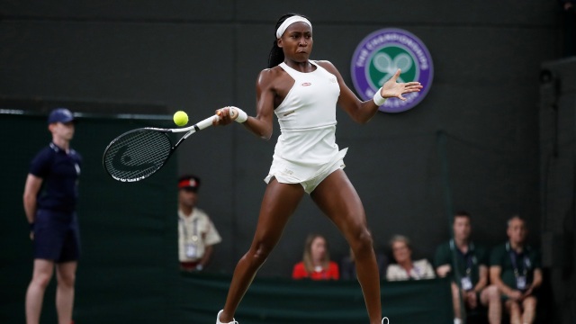 Cori Gauff di babak kedua Wimbledon 2019. Foto: REUTERS/Carl Recine
