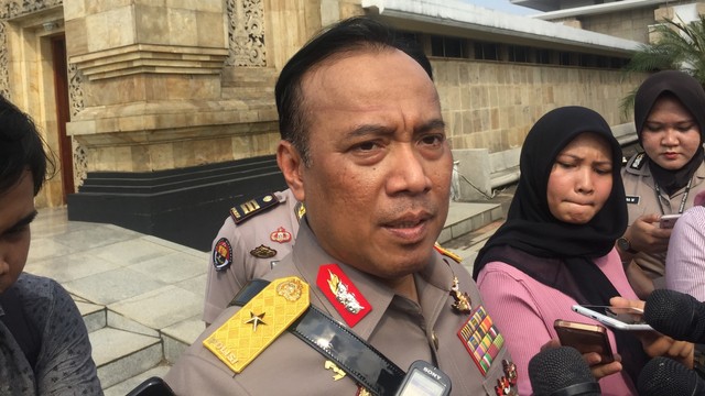 Karopenmas Divhumas Polri Brigjen Pol Dedi Prasetyo di TMP Kalibata, Jakarta Selatan, Kamis (4/7). Foto: Fachrul Irwinsyah/kumparan