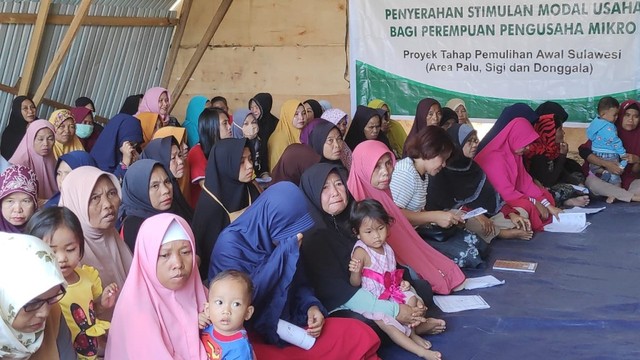 Kelompok UMKM Sulawesi Tengah, yang terdampak bencana. Foto: Ikram/PaluPoso